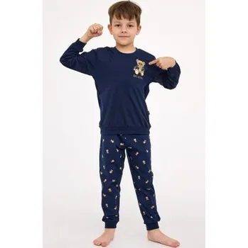 Chlapecké pyžamo Chlapecké pyžamo Cornette 966/179 - medvídek Tmavě modrá 110-116
