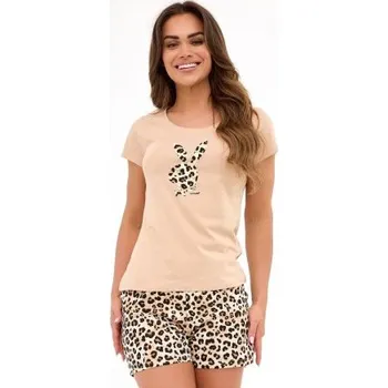 Dámské pyžamo Dámské pyžamo Cornette Bunnies 3 Béžová L