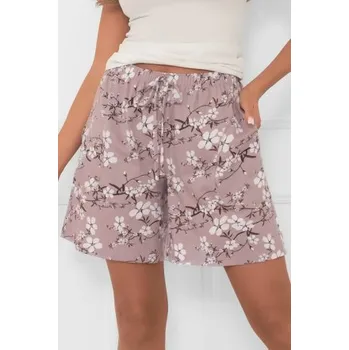 Dámské pyžamové šortky Italian Fashion Kimuri - bavlna Cappucino XL