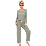 Dámské pyžamo Donna Simply - viskóza Světle zelená XL(42)