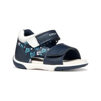Dámské sandále Sandály Geox B Sandal Zapito Boy B556EA 05404 C4P1Z Tmavomodrá 18