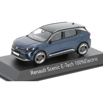 autíčko RENAULT SCENIC E-Tech 100% Electric modrá 1:43 - NOREV RENAULT SCENIC - kovový model