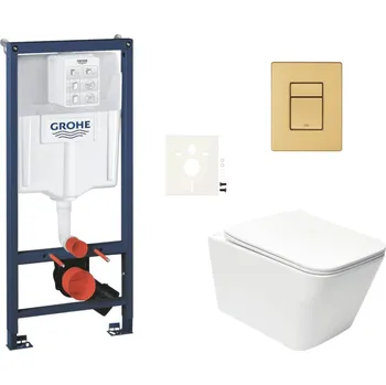 Grohe Závěsný wc set do lehkých stěn / předstěnová montáž SAT Infinitio SIKOGRSIN12SCGN0