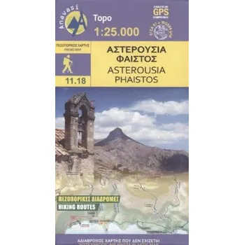 Wanderkarte Asterousia, Phaistos