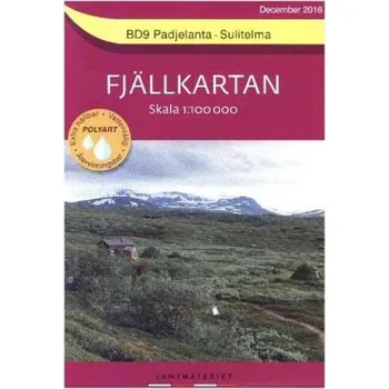 Amtliche Karte Schweden Fjällkartan BD 9