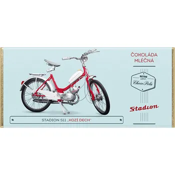 Čokoláda CHOCO POLA - Stadion S11 Kozí dech - mléčná čokoláda 100g