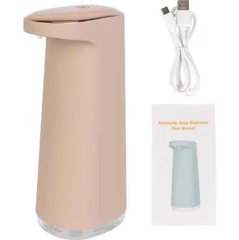 Dávkovač mýdla Automatický bezdotykový dávkovač mýdla | koupelnový doplněk 2 ks - Růžový