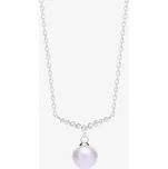 Preciosa Stříbrný náhrdelník Samoa s říční perlou a kubickou zirkonií Preciosa 5308 00