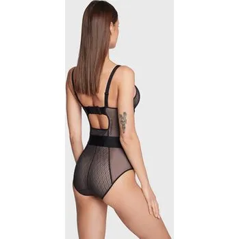 Dámské spodní prádlo Chantelle Body Smooth Lines C11N70 Černá 85B