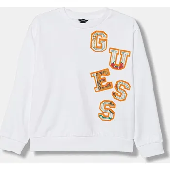 Chlapecké oblečení Dětská bavlněná mikina Guess L6GQ02.KA6R4.PPY2.M bílá 00X, vel. 136-146