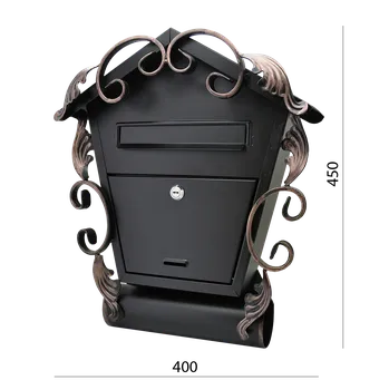 Poštovní schránka DOPRODEJ Poštovní schránka H 400 x L 460 x W 70 mm