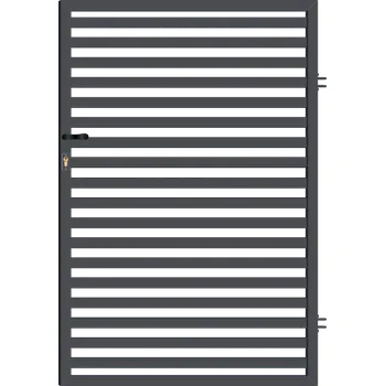 Plot Polargos Arizona branka jednokřídlá univerzální, šířka 1000 x výška 1500 mm, se zámkem a klikou