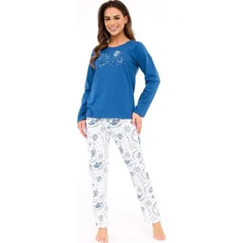 Dámské pyžamo Dámské pyžamo Cornette 655/442 - bavlna Modrá L