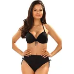 Dvoudílné plavky Lorin L2487/3 - s řasením Černá 75D/M