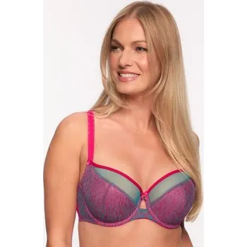 Podprsenka Polovyztužená podprsenka Gaia Ariel Fuksiová 90C
