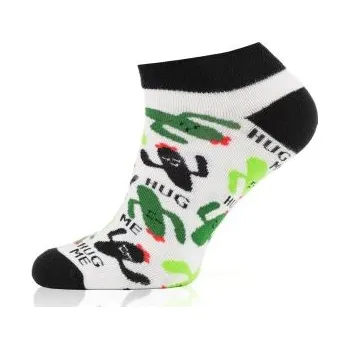 Pánské ponožky Pánské ponožky Italian Fashion S167S Picos Černo-bílá 41-43