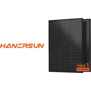 solární panel AIKO HANERSUN HItouch 5N 450Wp Bifacial Full Black 22,5% HN18RN-54HT450W Množství: 37ks paleta
