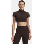 Under Armour Dámské tričko Vanish Elite Crop SS 6011349-246 Hnědá XS