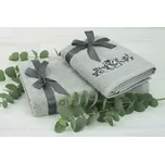 Zimní Set ručníku a osušky LIPTO světle šedý