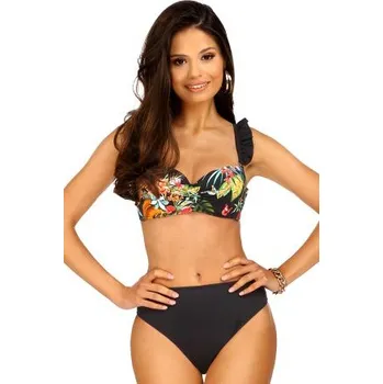 Dámské plavky Dvoudílné plavky Lorin L2494/3 Černo-barevná 80C/L