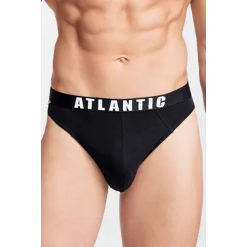Pánské spodní prádlo 3PACK slipy Atlantic 3BMP-094 Černá 2XL