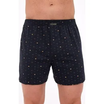 Trenýrky Cornette 002/329 - bavlna Černo-šedo-tmavá M