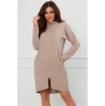 Dámský župan na zip Italian Fashion Grafi - bavlněný propínací Béžová S