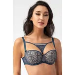 Podprsenka balkonetka Gorsenia K737 Trish - push-up Modrá 70F