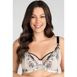 Nevyztužená podprsenka Gorsenia K840 Black - White Bílo-černá 65G