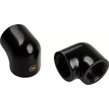 Kompresor BitsPower Adaptér Touchaqua 90 stupňů G1/4" IG na G1/4" IG černá (TA-90DIA-GB)