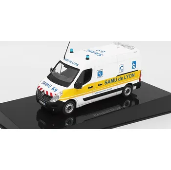 autíčko Renault Master sanitka Ambulance SAMU de LYON 2014 1:43 - NOREV Renault Master - kovový model