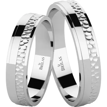 Prsten Meraki White - snubní prsteny z bílého zlata