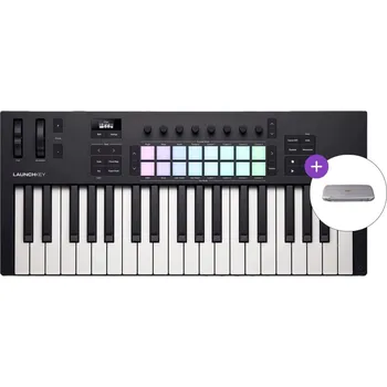 Master keyboard Novation Launchkey 37 MK4 SET 2 MIDI keyboard Black