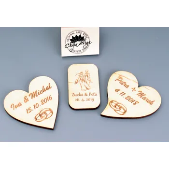 Svatební dekorace Svatební magnetka