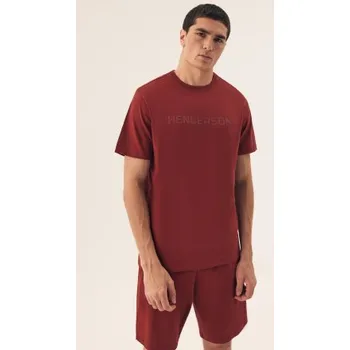 Pánské pyžamo Henderson Daft - bavlna Červená 2XL