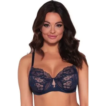 Dámské spodní prádlo Polovyztužená podprsenka Ava Lingerie 1937 Navy Tmavě modrá 65H