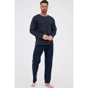 Pánské pyžamo Cornette 138/54 - bavlna Tmavě modrá L