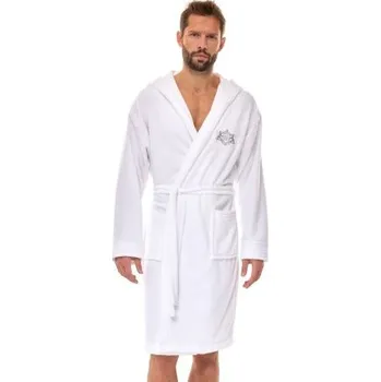 Pánský župan Pánský župan LaL 2521 - s kapucí Bílá M