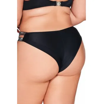 Dámské plavky Spodní díl plavek Ava Lingerie SF-225/16/B - Brazilky Černá 3XL