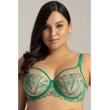 Podprsenka Nevyztužená podprsenka Ava Lingerie 2161 Zelená 80G