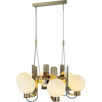 Lustr na lanku REGGIO 6xE27/40W/230V zlatá