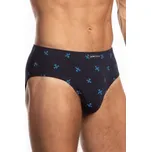 2 PACK slipy LaMa M-1054CL Černo-modrá 3XL