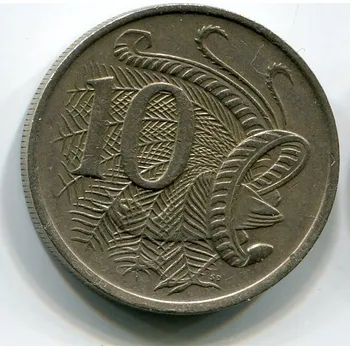AUSTRÁLIE. 10 cents 1967.