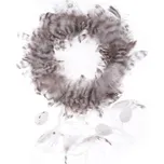 Paper Design Věnec z peří s bílými vajíčky na provázku