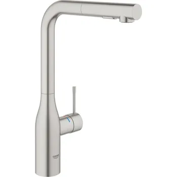 Grohe Dřezová baterie Essence New s&nbsp;vytahovací sprškou supersteel 30270DC0