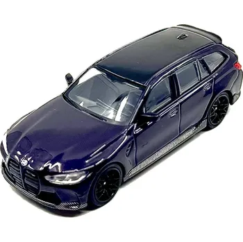 auto na autodráhu Mini GT BMW M3 M Performance Touring Daytona 2024, violet 1:64
