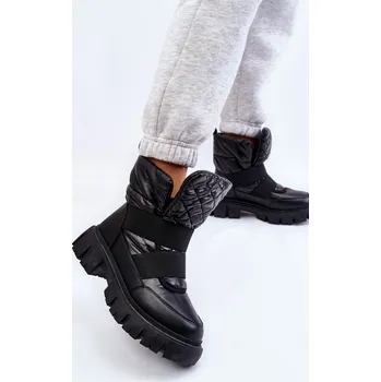 Dámské kozačky Boto Dámské botky s izolací Feritos Barva: Černá, Velikost: 40