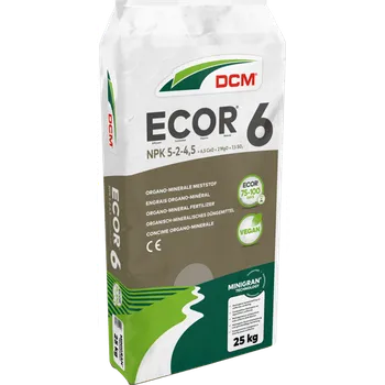 Hnojivo DCM Ekologické profi hnojivo ECOR 6 5-2-4,5+2 Balení: 25 kg