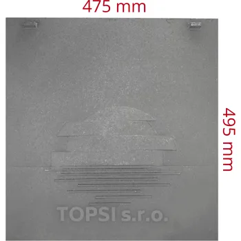 Krbová vložka Zadní stěna do Invicta Laudel 800 panorama (ref. 800333)