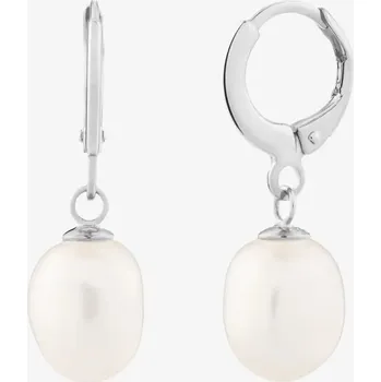 Náušnice Preciosa Stříbrné náušnice Pearl Heart s říční perlou Preciosa 5357 01